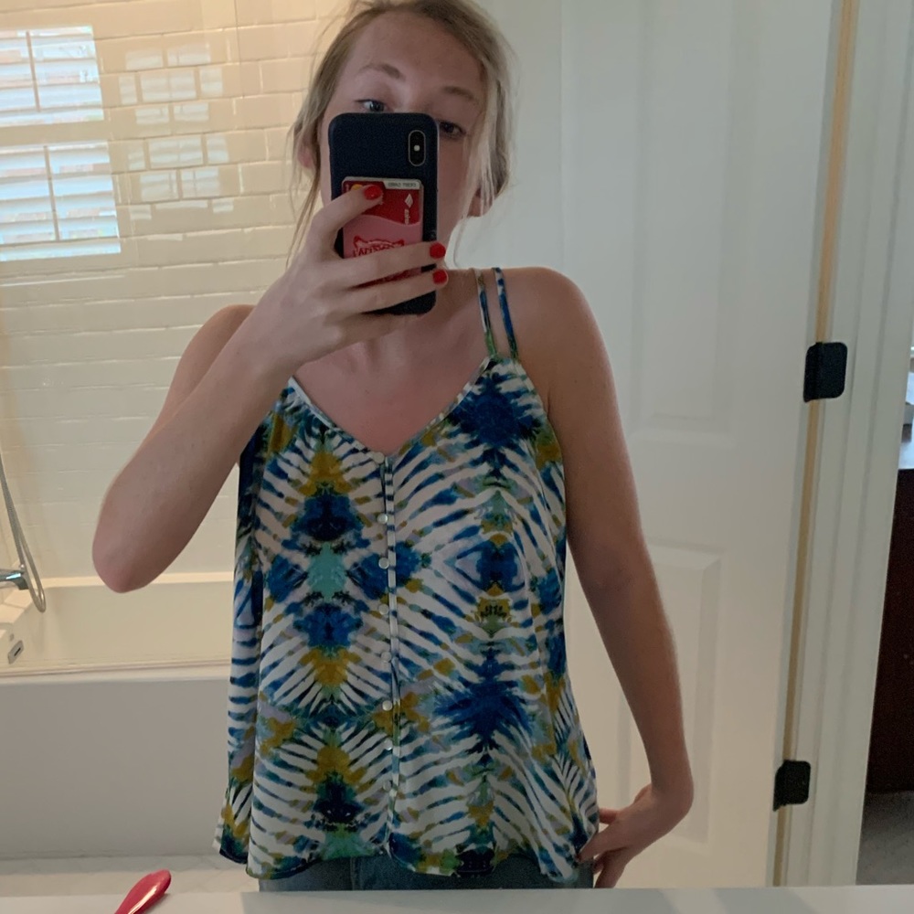 Jack By Bb Dakota Patterned Top - image 1